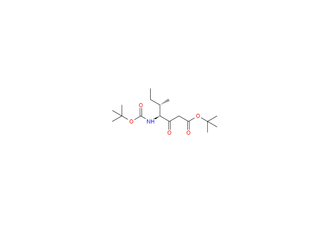 CAS：118942-92-0，Heptanoic acid, 4-[[(1,1-dimethylethoxy)carbonyl]amino]-5-methyl-3-oxo-, 1,1-dimethy